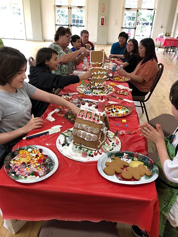 Gingerbread House Decorating at the Art Box Academy